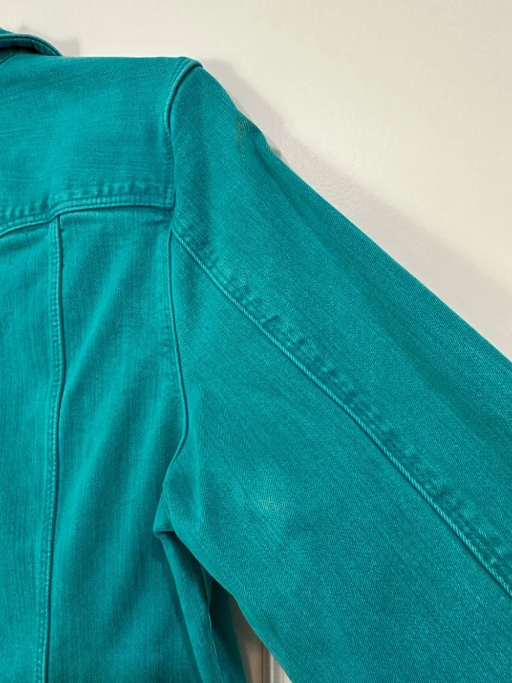 Liverpool Temma Stretch Denim Jacket - Turquoise